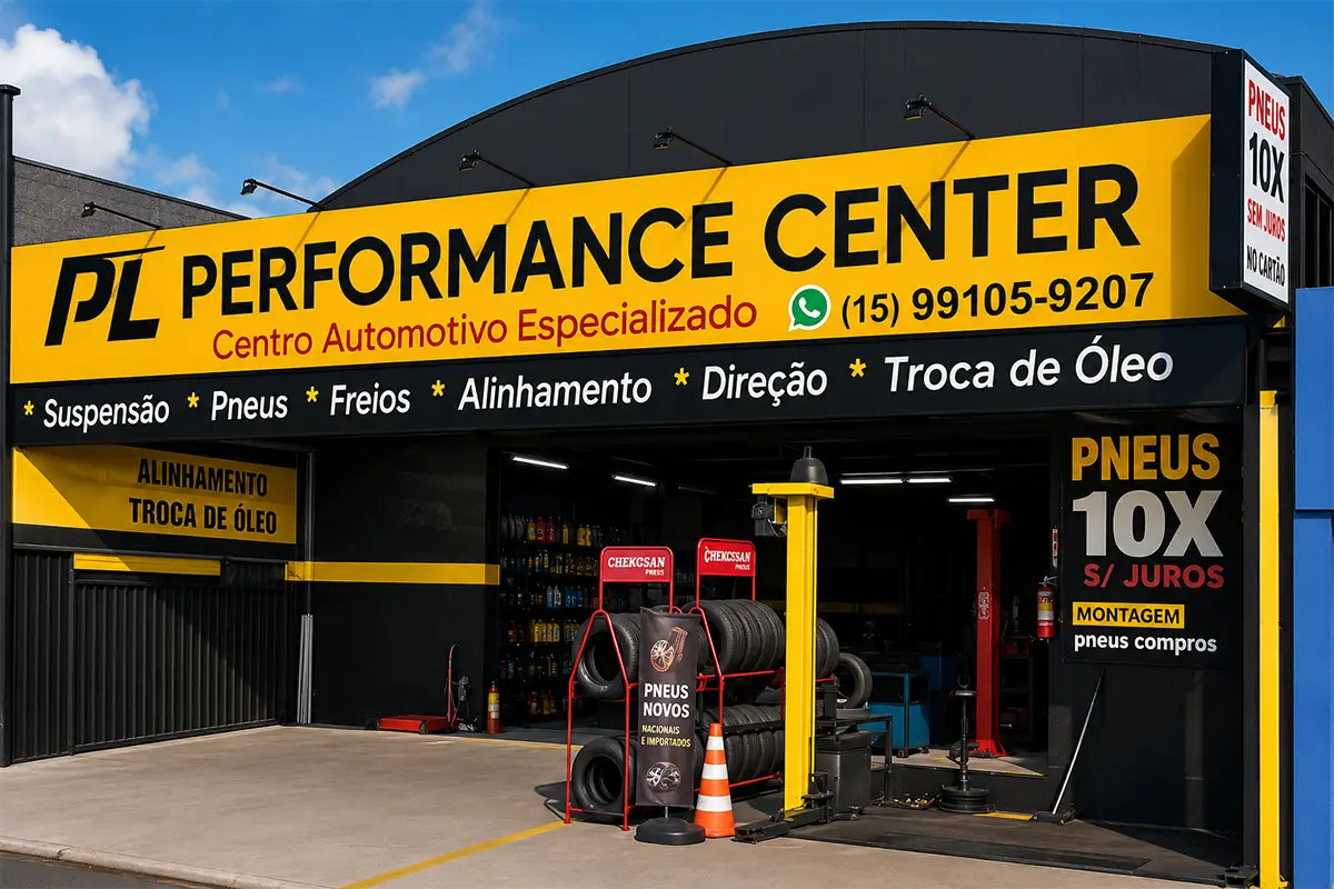 Fachada da PL Performance Center em Sorocaba